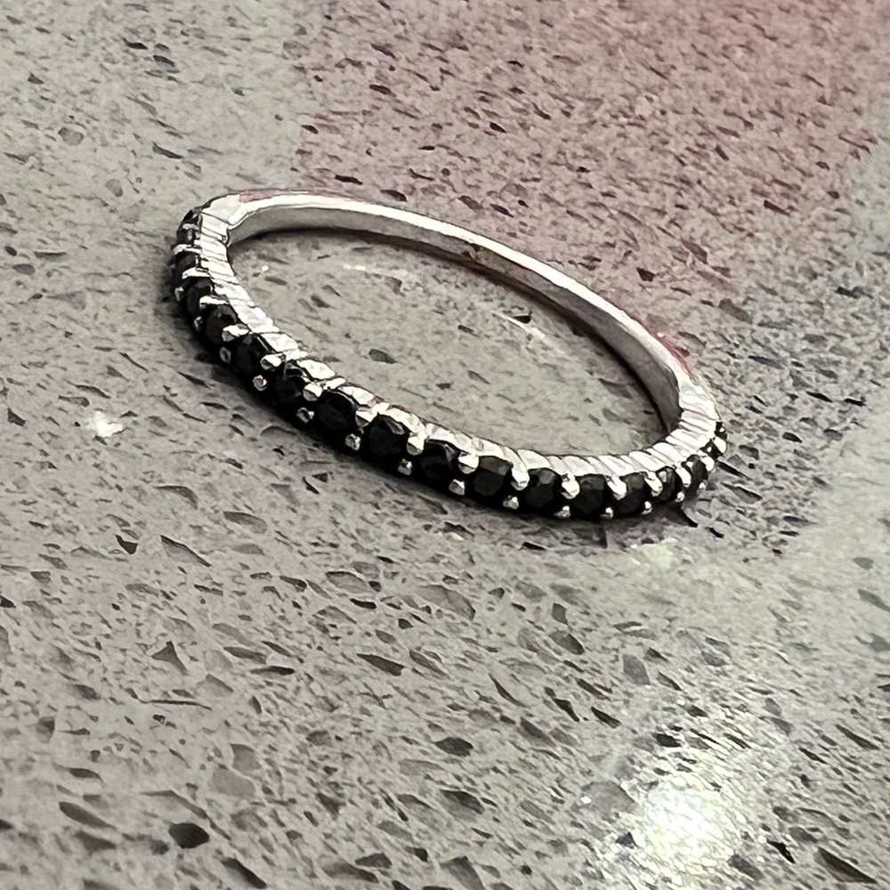 1/3 Black Diamond ring